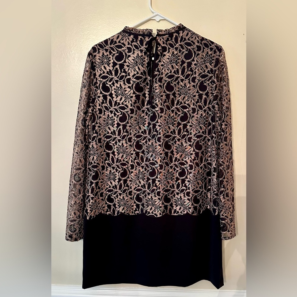 Ted Baker, London designer, lace dress, barely worn. Excellent condition.